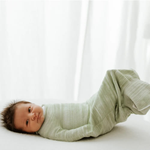 Bamboo Mint Swaddle Sleep Sack - Small ( 6-12 pounds)