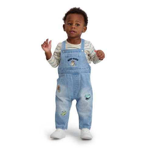 Toy Story Baby Boy 2 Piece Overall Set, Sizes 0-24 Months
