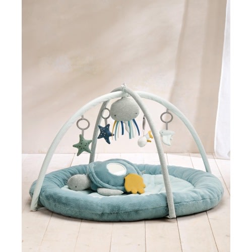 Playmat & Gym -Welcome to the World Blue