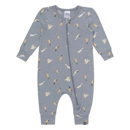 Modern Moments by Gerber Neutral Two-Way Zip Viscose Coverall, Sizes Newborn - 24 Months