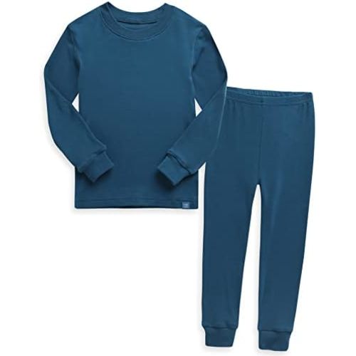 VAENAIT 6M-12Y Toddler Toddler Kids Toddler Girls Boys Soft Comfy Modal Tencel Solid Raglan Sleepwear Pajamas Pjs 2pcs Set