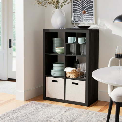 Better Homes & Gardens 6-Cube Storage Organizer, Charcoal