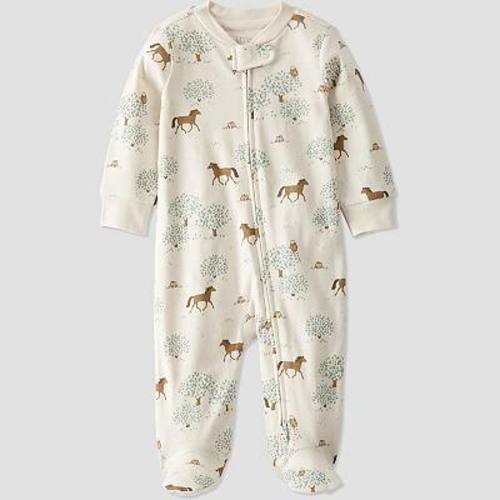 Baby Little Planet by Carter's Organic Cotton Wild Horses Sleep & Play - Newborn