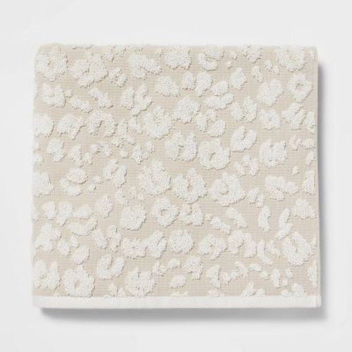 Performance Plus Bath Towel Cream Leopard