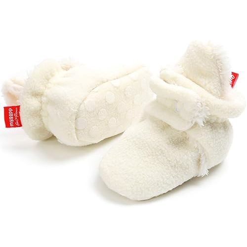 Meckior Baby Girls Boys Booties 6-12 MONTHS
