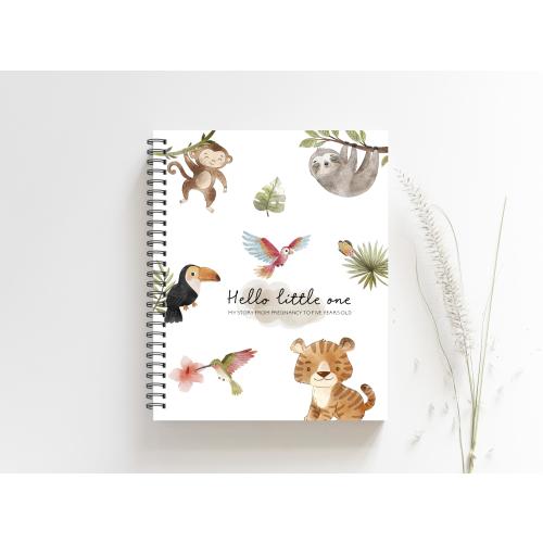 Baby Book, Woodland Nursery, Baby Boy, Baby Girl, New Mom Gift, New Baby Gift, Pregnancy Journal, Pregnancy Gift, New Mom, Pregnancy, C100A
