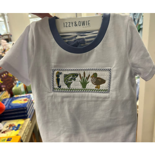 Fishing Smocked Set. Size: S