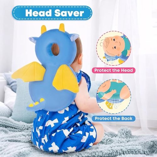 Baby Head Protector,Head Protection Back Pack for Sitting Crawling Walking,Adjustable Toddlers Safety Pad Cushion
