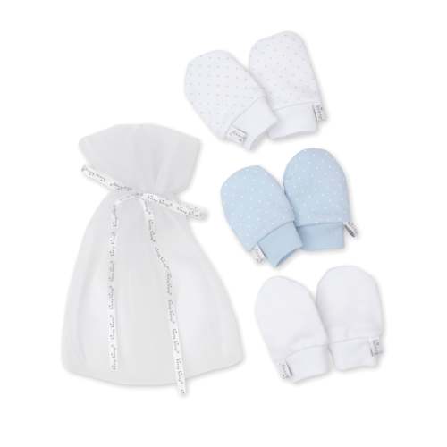 Kissy Kissy - 3 Pack Blue of Mittens