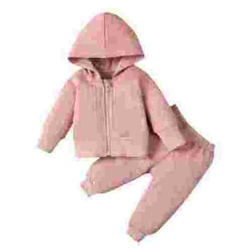 Edvintorg Baby Clothes for Girls 3-24 Months Winter Toddler Girls Clothing Set Solid Color Long Sleeve Hooded Sweatshirt and Pants Set Cotton Sportswear Kids Clothes Girls
