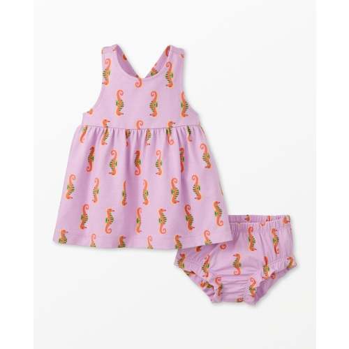Baby Crossback Dress & Bloomers Set | Hanna Andersson
