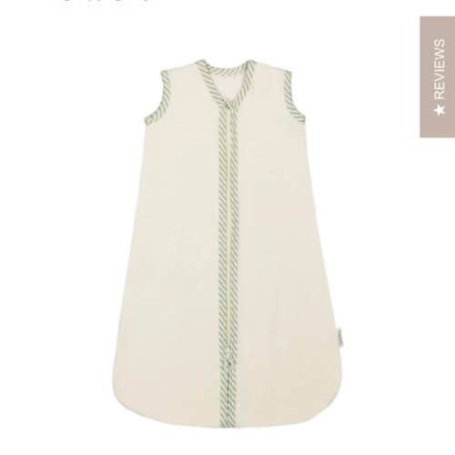 Sleeveless Organic Cotton Fleece Sleeper Bag TOG 2.0 | CastleWare Baby