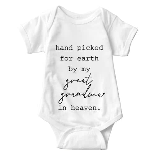 listery Hand Picked For Earth By My Great Grandpa Bodysuit New Boys Baby Girls By My Great Grandpa Newborn