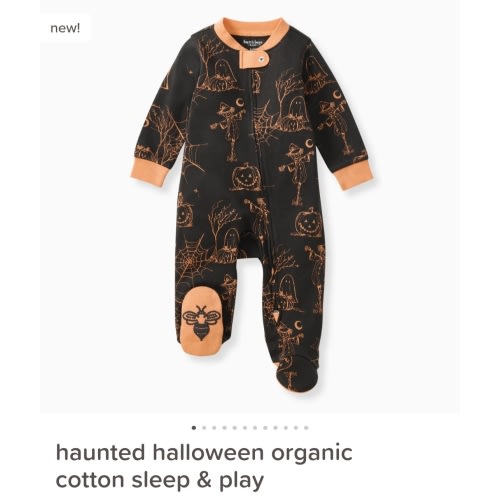Haunted Halloween Organic Cotton Sleep & Play – Burt's Bees Baby