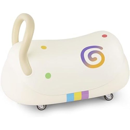 Toddler Balance Ride-On Toys, Kids Wiggle Car with Quiet PU Wheels & Anti-Tip Design for Age 1-3