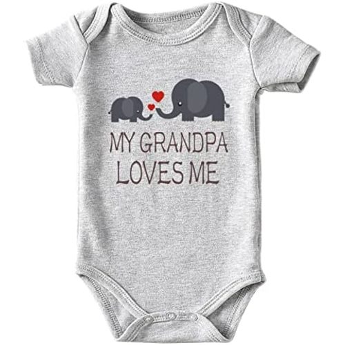 Love Nana Papa Baby Boy Clothes Unisex Funny Baby Girl Baby Bodysuit 0-3 months
