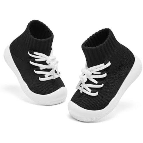 Baby Sock Shoes Girls Baby Walking Shoes Infant Sock Shoes Non Slip Toddler Slip on Tiny Feet Sneakers