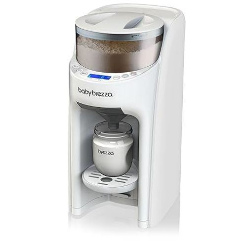 Baby Brezza Formula Pro Advanced WiFi Formula Dispenser - Automatically Mix a Warm Formula Bottle from Your Phone Instantly – Easily Make Bottle with Automatic Powder Blending Machine, White