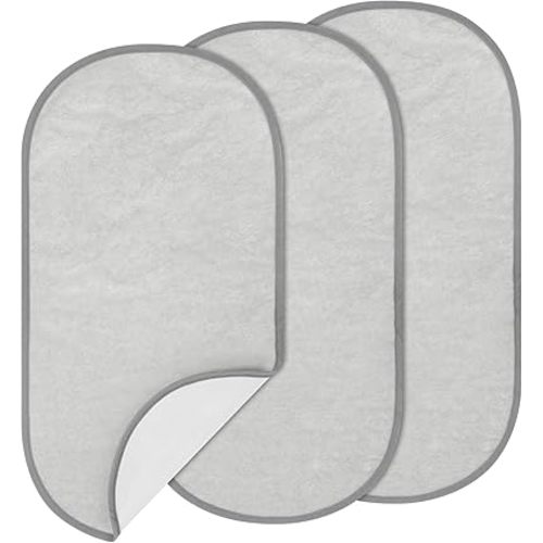 Accmor Waterproof Changing Pad Liners, Diaper Changing Pad Covers, 3 Count, Grey