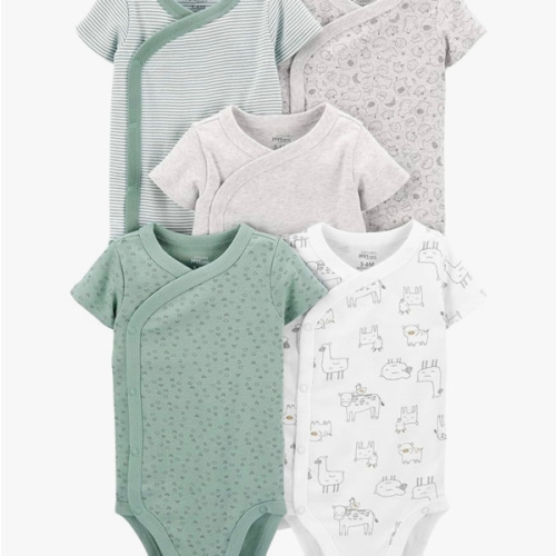 Simple Joys by Carter's unisex-baby 5-pack Side Snap Short-sleeve Bodysuit