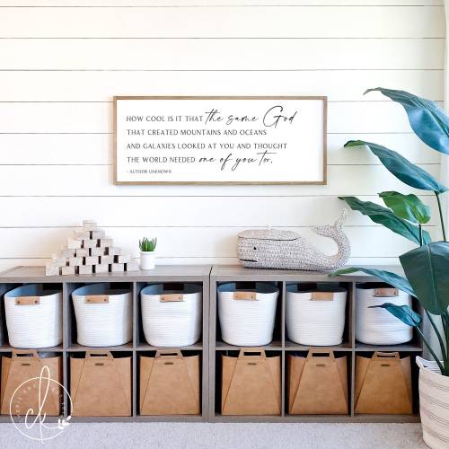 How cool is it that the same God sign | playroom sign | kids room decor | kids playroom sign | playroom wall decor | play room decor