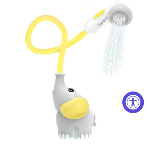 Elephant Baby Bath Shower Head | Yookidoo Newborn Toys in Tub Or Sink