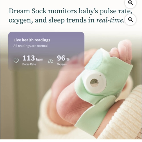 "owlet baby monitor sock"