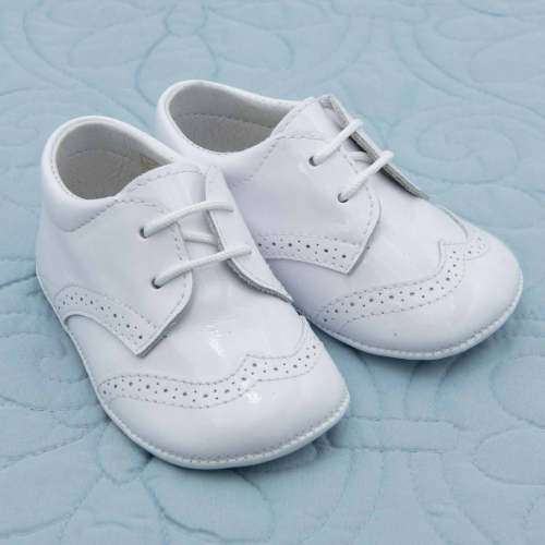 White Patent Leather Shoes – Baby Beau and Belle