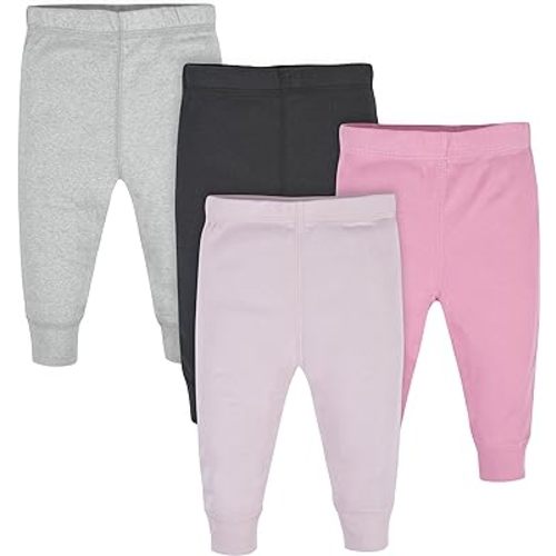 Gerber Baby Girls' Multi-Pack Active Pants Set