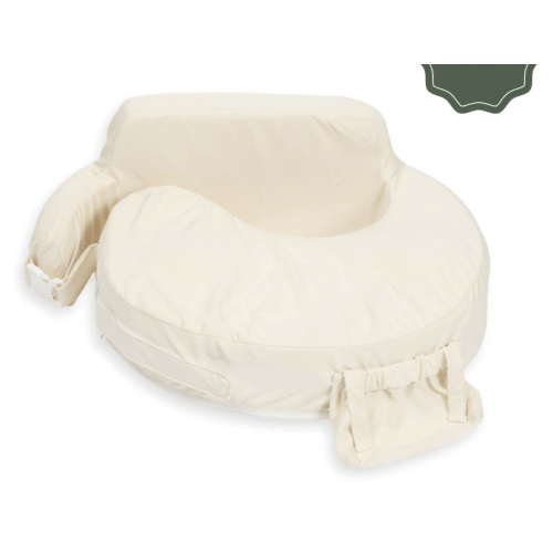 BrestFriend Super Deluxe Nursing Pillow with 100% Organic Cotton Cover