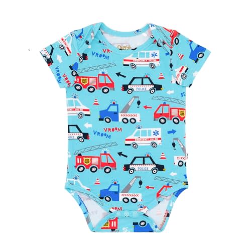 Little Sleepies Short Sleeve Bodysuit for Baby Girls & Boys, Soft Viscose from Bamboo One Piece, Baby Clothes (Newborn to 2Y)