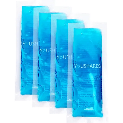 YOUSHARES Ice Packs for Insulin Cooler Travel Case - Reusable Ice Pack for Diabetic Travel Case, Mini Gel Ice Packs Suitable for Most Insulated Medication Travel Bag（4 TSA Approved Ice Packs ）
