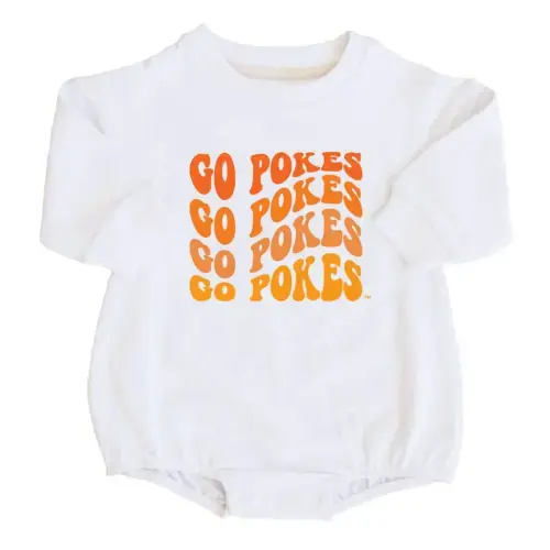 Oklahoma State University | OSU Graphic Sweatshirt Bubble Romper