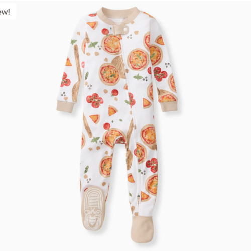 Brick Oven Pizza Organic Cotton Sleeper – Burt's Bees Baby