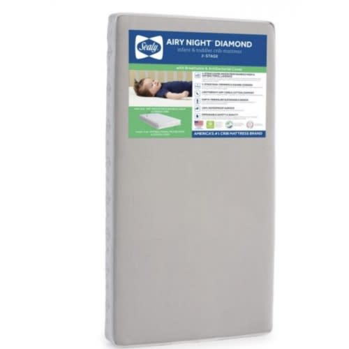 Sealy Airy Night Diamond Breathable Crib Mattress | Sealy Baby