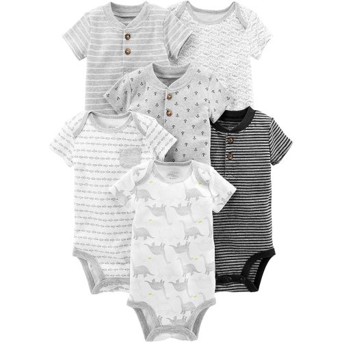 Simple Joys by Carter's baby-boys 6-pack Short-sleeve Bodysuit