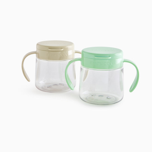 Sprucely Snack Cup (2 Pack) - Green/Sand