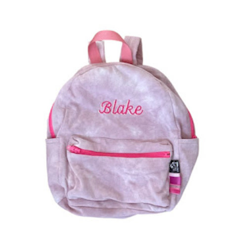 Pink Space Panda small backpack