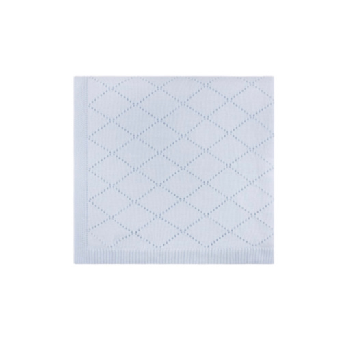 Diamond Pointelle Knit Blanket I Feltman Brothers