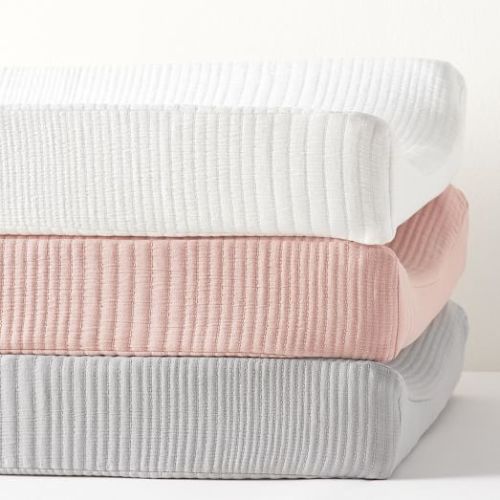 Organic Matelasse Changing Pad Cover