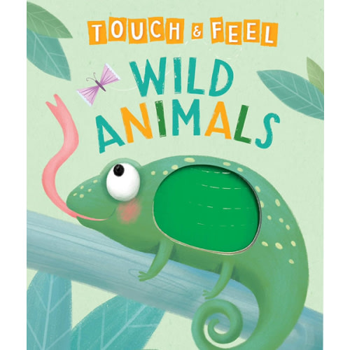 Wild Animals: A Touch and Feel Book - Children's Board Book - Educational