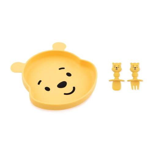 Smiling Winnie the Pooh Feeding Set For Self-Feeding & BLW | Bumkins
