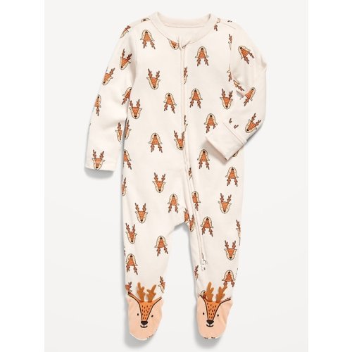 Snug-Fit 2-Way-Zip Footed One-Piece for Baby | Old Navy
