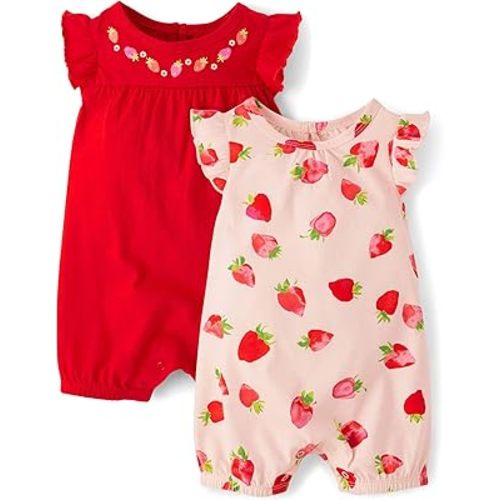 The Children's Place baby-girls And Toddler Everyday Summer Rompers