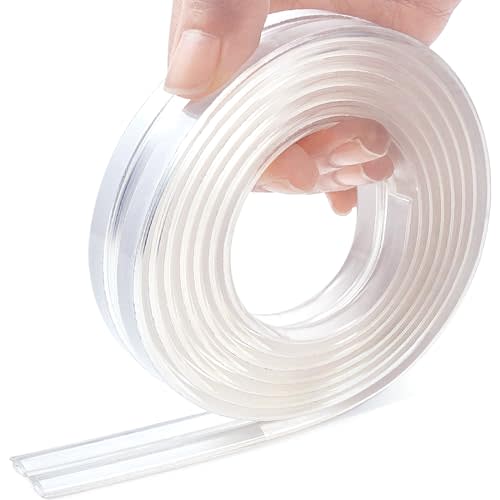 Baby Proofing, Baby Proof Corners and Edges Corner Protectors Baby, Edge Protector Strip Clear, Silicone Soft Corner Guards with 1MM Pre-Taped Strong Adhesive