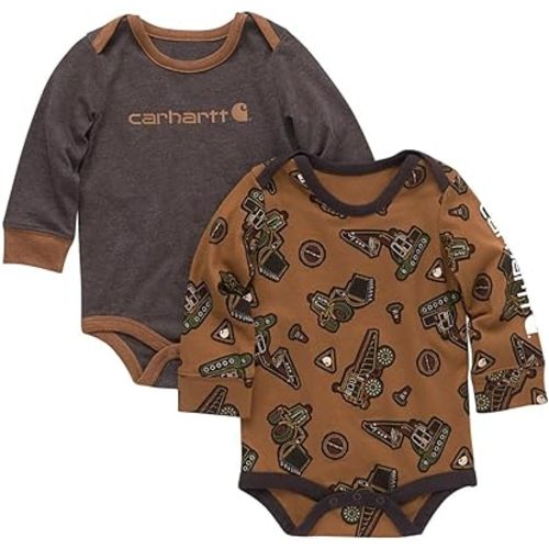 Kid's CG8889 Long-Sleeve Construction Bodysuit 2 Piece Set - Boys