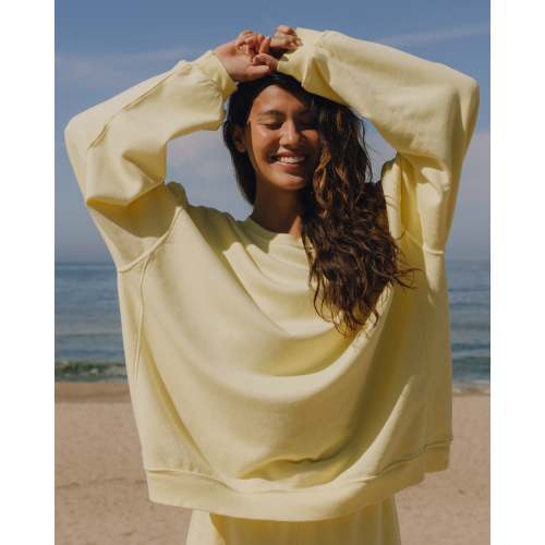 Unisex Oversized Crew - Lemonade