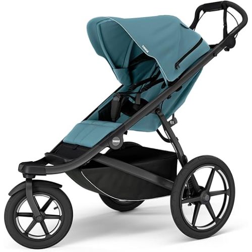 Thule Urban Glide 3 Single Child All-Terrain Stroller, Full-Suspension System, Air-Filled Tires, Upright seat with Adjustable Recline and Built-in legrest