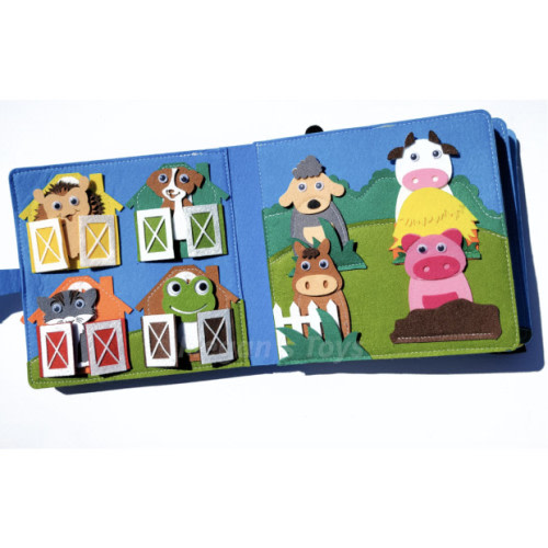 Personalized Montessori Felt Quiet Book
