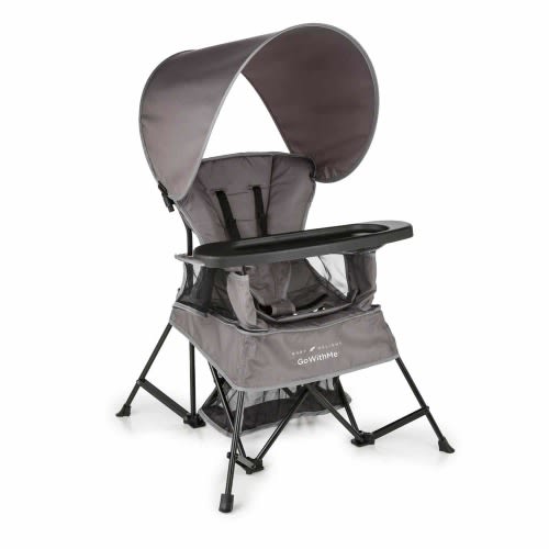 Go With Me® Venture Deluxe Portable Chair - Grey - Baby Delight